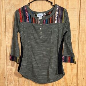 Jody California Western Blouse
